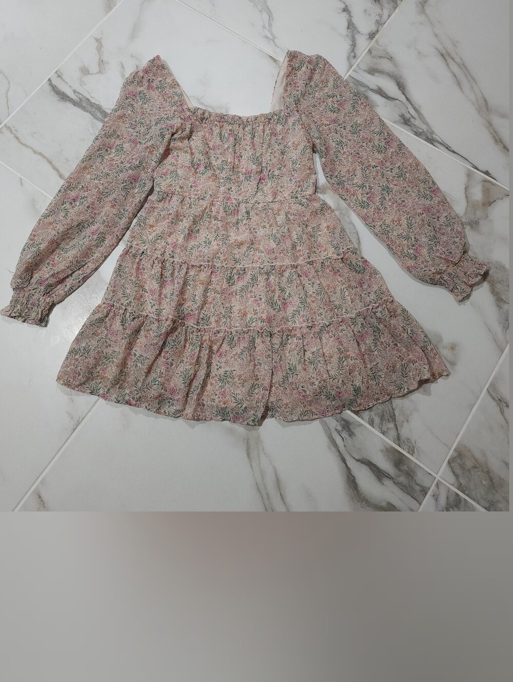 Floral Pink Ruffle Kids Skirted Bottoms